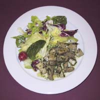 Blattsalat mit Thunfisch
